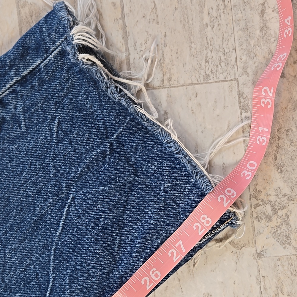 GRLFRND The Cassidy Straight Leg Blue Jeans Size 25 - Picture 15 of 16